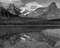 Howse Peak, Mount Chephren, and Upper Waterfowl Lake, Banff National Park, Alberta, Canada, 1993
